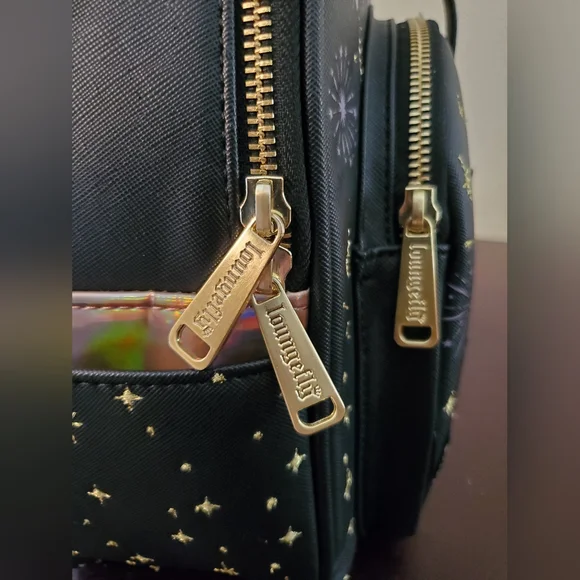 Walt Disney World 50th Anniv Loungefly Large Backpack & Minnie Mouse Stuff - Picture 8 of 16